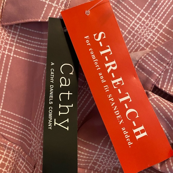 CATHY Pink/White  Long sleeve top 🌸🌸🌸 - Picture 9 of 10